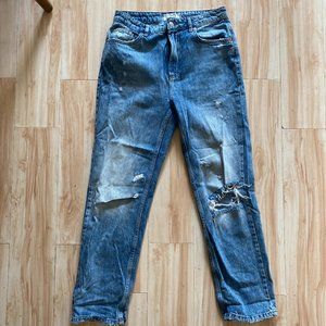 We The Free/Free People Distressed Boyfriend Jeans Size 28